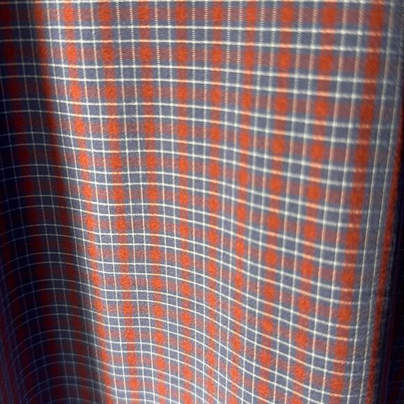 Mizzen + Main Leeward Collection Gingham Dress Shirt size XL Standard Fit Blue - Picture 4 of 8